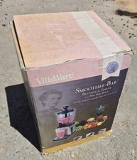 Villaware Smoothie-bar 700w Blender 64 Oz 4-speed Pulse Silverblack