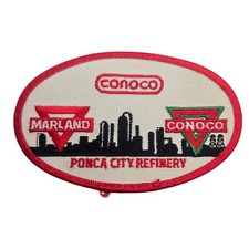 Conoco Oil Ponca City Refinery Patch Oval Mar...