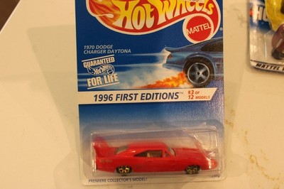 Hot Wheels 1996 First Editions '70 Dodge Charger Daytona 3 of 12 Collector #382