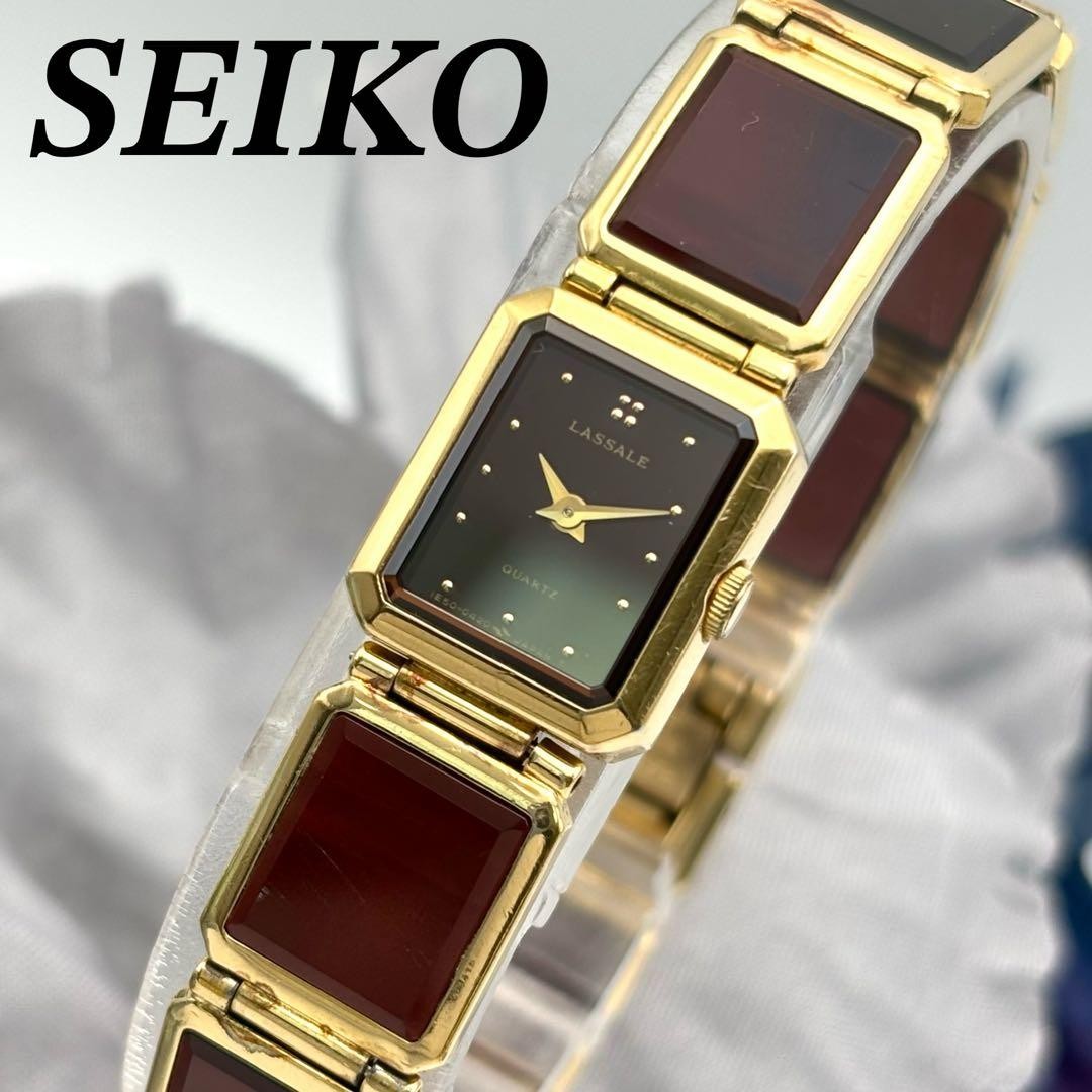 Seiko Lassale Bangle Ladies Wristwatch Timepiece Womens  display picture 1