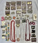 50 Vintage 1980s Karla Jordan Costume Jewelry Necklaces Earrings Premier Designs