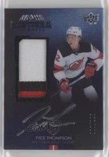 2021 SPx UD Black Lustrous Rookie /125 Tyce Thompson #LRPA-TT RPA Patch Auto RC