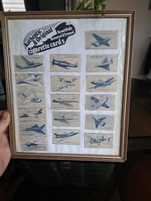 1954 Carrera Turf Cigarette Cards British Aircraft Series 17 Cards