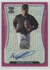 2020 Leaf Metal Draft Pink Mojo /5 Wilderd Patino #BA-WP1 Auto 15r3