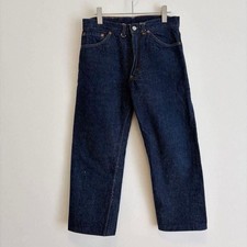 Vintage 1960s Levi's 502 0117 Big E Model Dark Navy Denim Pants Size W34