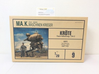 NITTO 1/20 Ma.K. Maschinen Krieger Krote Kröte ZbV3000 Serie 9 alter Modellba...