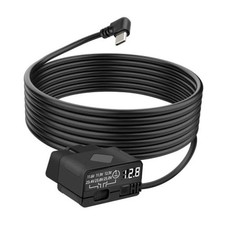 OBD Hardwire Kit, OBD2 to Right Angle USB C Power Adapter Cable for Dash