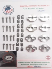8pcs Anchor Accessory Kit. "MADE IN THE USA" . Fits CF Moto ATV & UTV'S