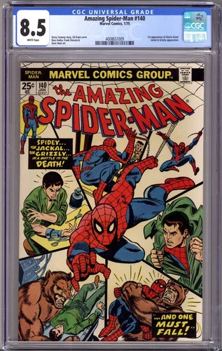 The Amazing Spider-Man Vol 1 140 CGC 8.5 (VF+) Marvel (1975)