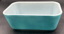 Vintage Pyrex Refrigerator Dish 502 Primary Color Blue Fridge Dish No Lid