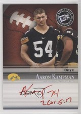 2008 Legends Bowl Edition Semester Signatures Onyx /25 Aaron Kampman Auto 0q3
