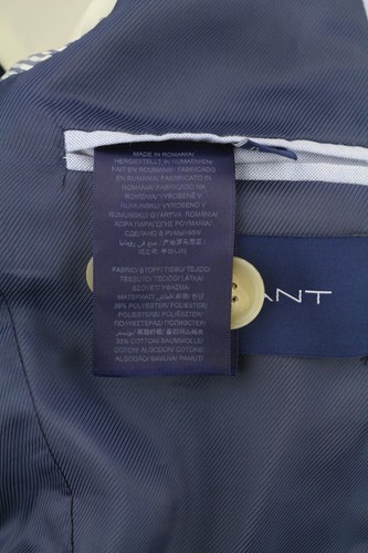 GANT Geo Jersey Women Suit EU36 Grey Patterned Single-Breasted Notch Lapel 2in1 - Picture 21 of 23