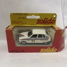 Solido 1/43 Citroen Visa No.1302 White Citroen Visa Trophee Visa
