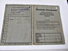 Deutsche Kennkarte BRD 1946 Landespolizei Heilbronn Frau vorlg.Staatenlos