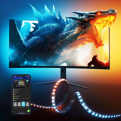Govee Gaming Light Für Monitor G1, TV LED Hintergrundbeleuchtung Für 27-34 Zoll