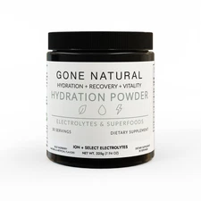 Gone Natural ION + Electrolyte Powder Hydration & Recovery Drink | Superfoods