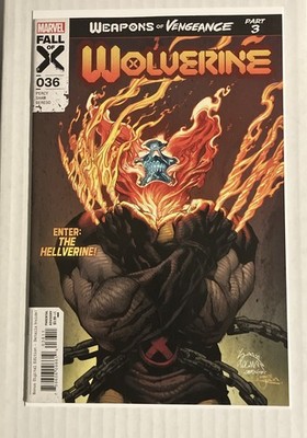 NM Wolverine 36 Cover A Ryan Stegman 1st Print Hellverine Weapons Of Vengeance 3