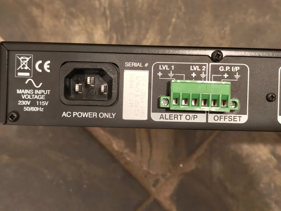 Drawmer SL22 Sound Level Limiter N@W (Noise At Work) Variant for compliance - Image 3 of 4
