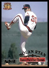 Nolan Ryan 1996 Pacific Advil Nolan Ryan #23 California Angels FREE SHIPPING