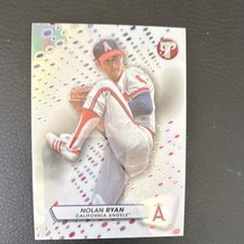Topps Pristine 2023 Nolan Ryan #87 Refractor Los Angeles Angels Baseball