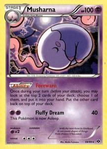 Musharna Rare Next Destinies 59/99 Pokémon TCG