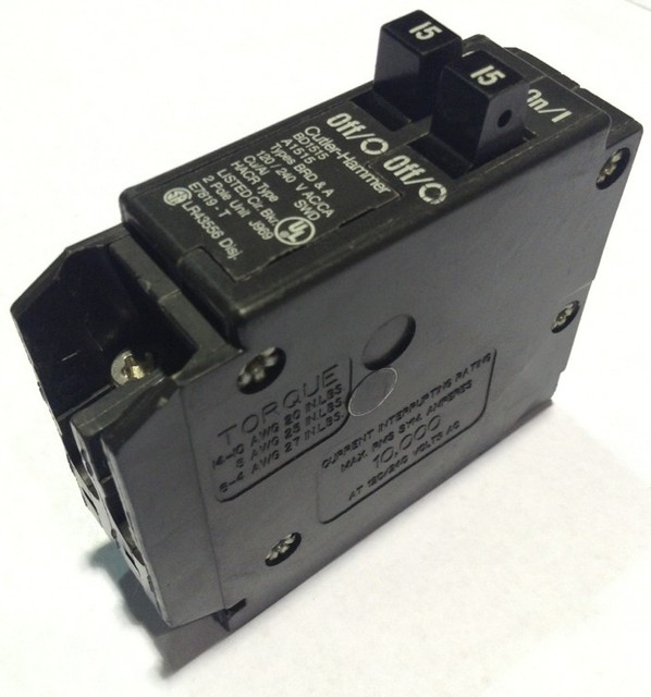BD1515 CutlerHammer Type BRD Circuit Breaker 1 Pole 1515 Amp 240V eBay