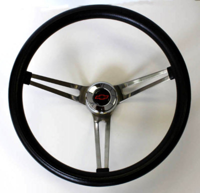 C10 C20 C30 Blazer Grant Black Steering Wheel 4 Spoke 13 1/2 - Foto 4