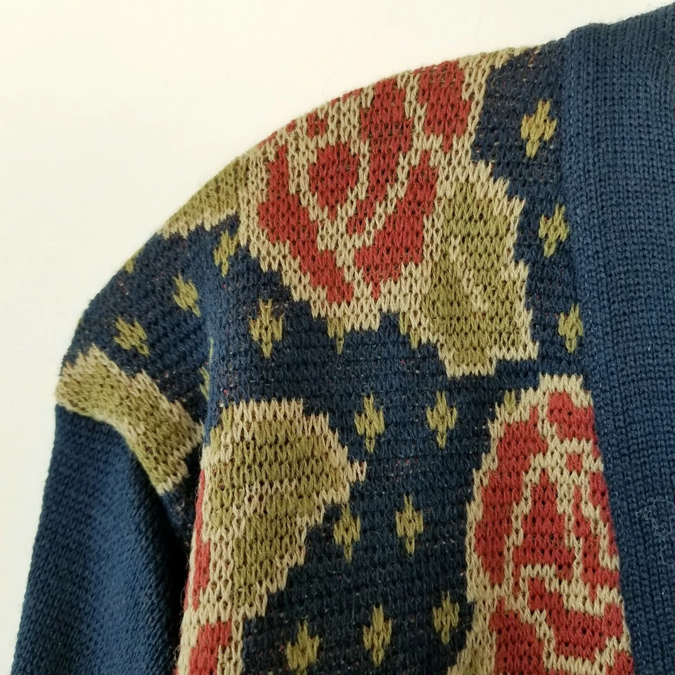 Cárdigan Pendleton Talla Pequeña Lana Botón Frontal Floral Foto 4 de 4