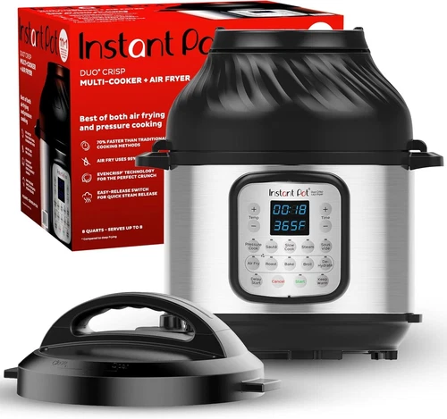 Instant Pot Duo Crisp 11-in-1 Air Fryer and Electric Pressure Cooker Combo with