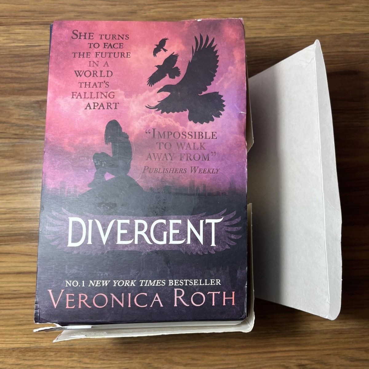 Divergent Series Box Set (Books 1-4) by Veronica Roth Damaged Box