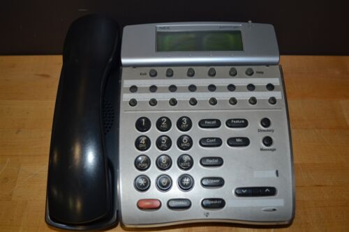 Teléfono digital con pantalla IP NEC ITR-8D-3(BK)TEL serie Dterm negro con Ethernet - Imagen 2 de 5