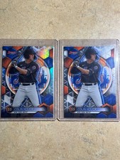 Colin Houck 2023 Bowman's Best Top Prospect Refractor & Base Mets