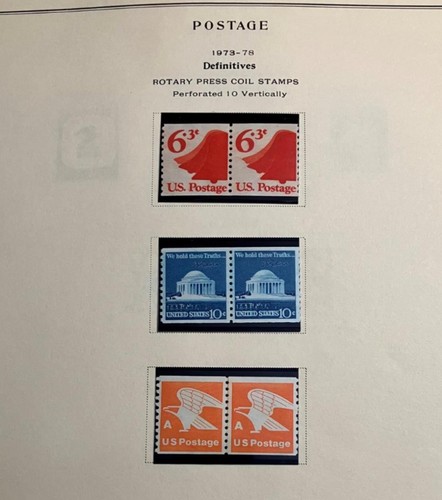 US 1972-85 Definitives on Scott Album Pages, Face Value over $27.00 - Picture 3 of 17