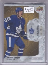 2019-20 Upper Deck Engrained Rookie Rasmus Sandin Toronto Maple Leafs #049/299