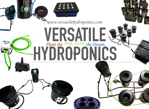 Versatile Hydroponics 4 Plant DWC Hydro Grow System W/ Reservoir Grow 4 You! - Picture 12 of 12