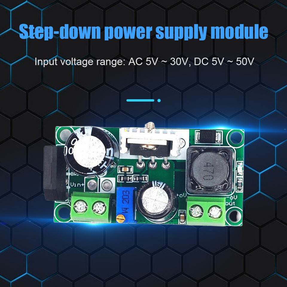 Módulo reductor de potencia AC/DC a DC Buck Converter 35W AC 5V-30V DC Módulo reductor de potencia AC/DC a DC Buck Converter 35W AC 5V-30V DC