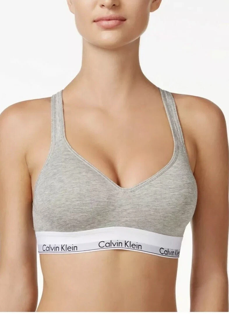 Bras Calvin Klein Modern Cotton Light Lined Bralette Grey Heather