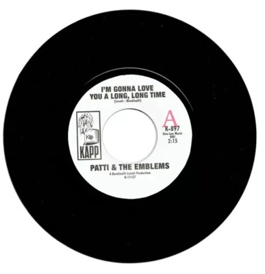 45Re  PATTI & THE EMBLEMS  ''I'm Gonna Love You ... / Mixed-Up, Shook Up, Girl'' 