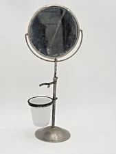 Vintage Apollo Shave Stand, Mirror, Cup