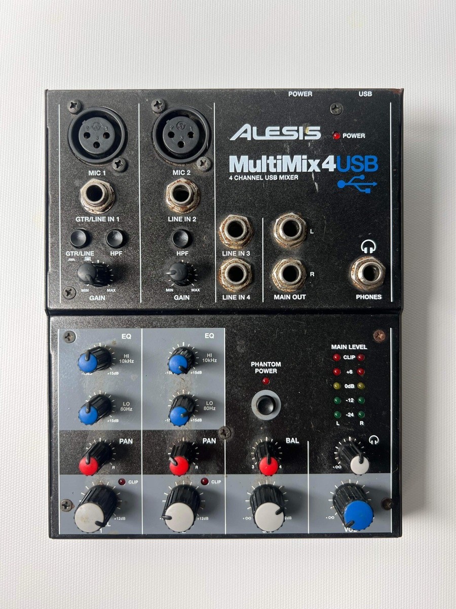 Alesis MultiMix 4 USB FX Mixer w/ Effects/USB | eBay Alesis MultiMix 4 USB FX Mixer w/ Effects/USB | eBay