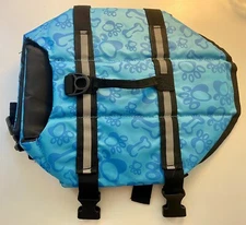 Pet Life Jacket Vest, Adjustable Floatation Preserver for Dogs & Puppies