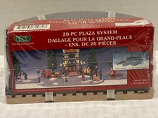 Lemax Christmas Village 20 Piece Plaza System 34982A Display Flooring Base 2003