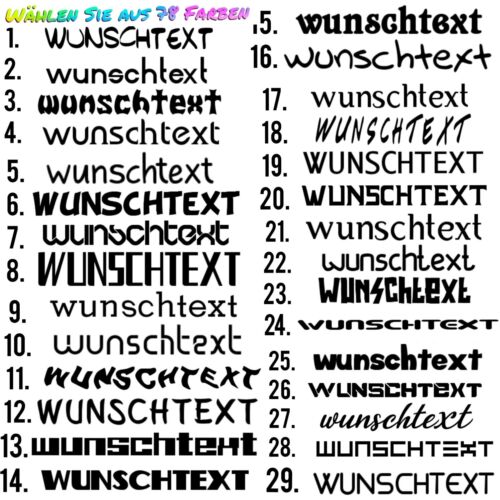 Textil Aufkleber Shirt Wunschtext Bis 20cm Textil Schriftzug Sticker Bügelfolie - Bild 2 von 8