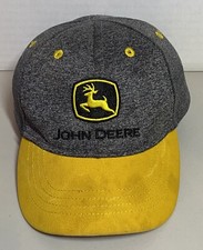 John Deere Hat Cap Toddler Gray  Yellow