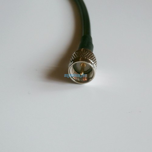 MINIUHF Mini-UHF Male Jack to N Plug crimp RF connecotr RG58 cable 20Inch - Picture 7 of 8