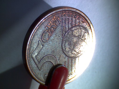 5 Cent BRD 2002 F Fehlprägung / Variante Doppelrand - Bild 4 von 5