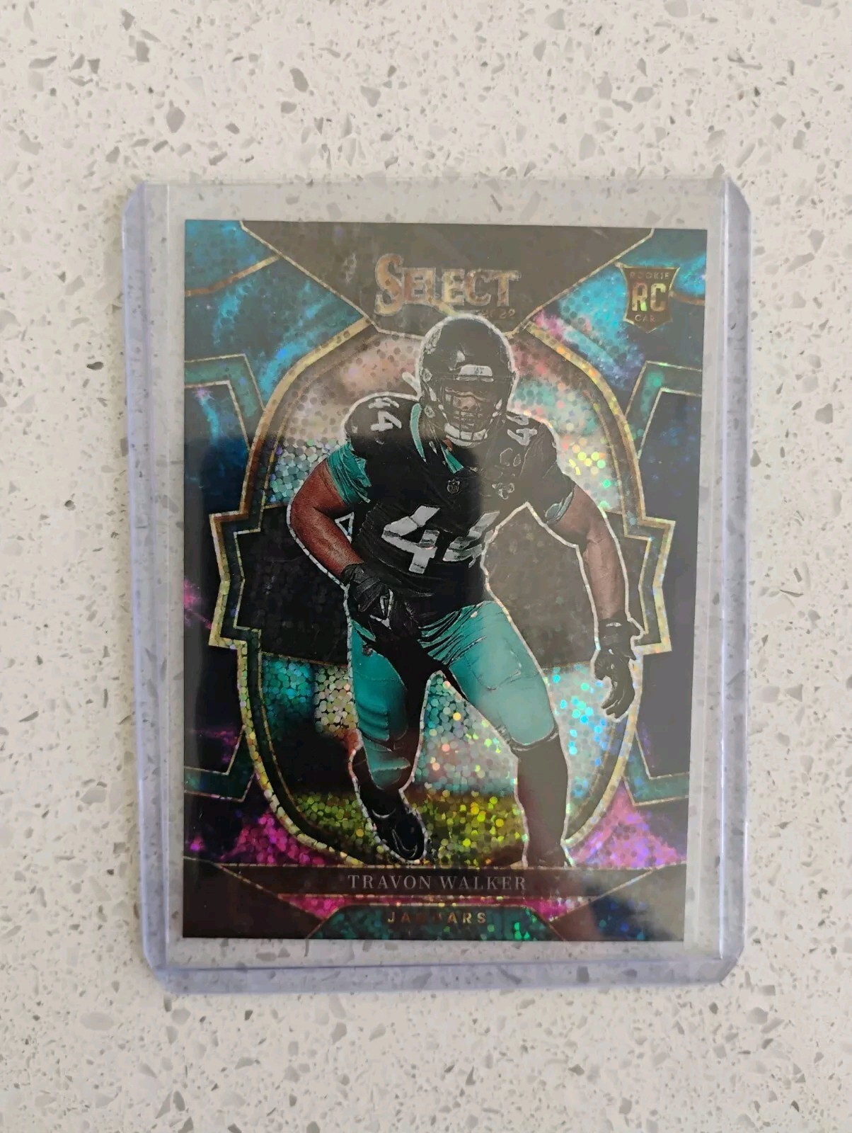 2022 Panini Select Travon Walker Cosmic Prizm SP Concourse Level RC Jaguars