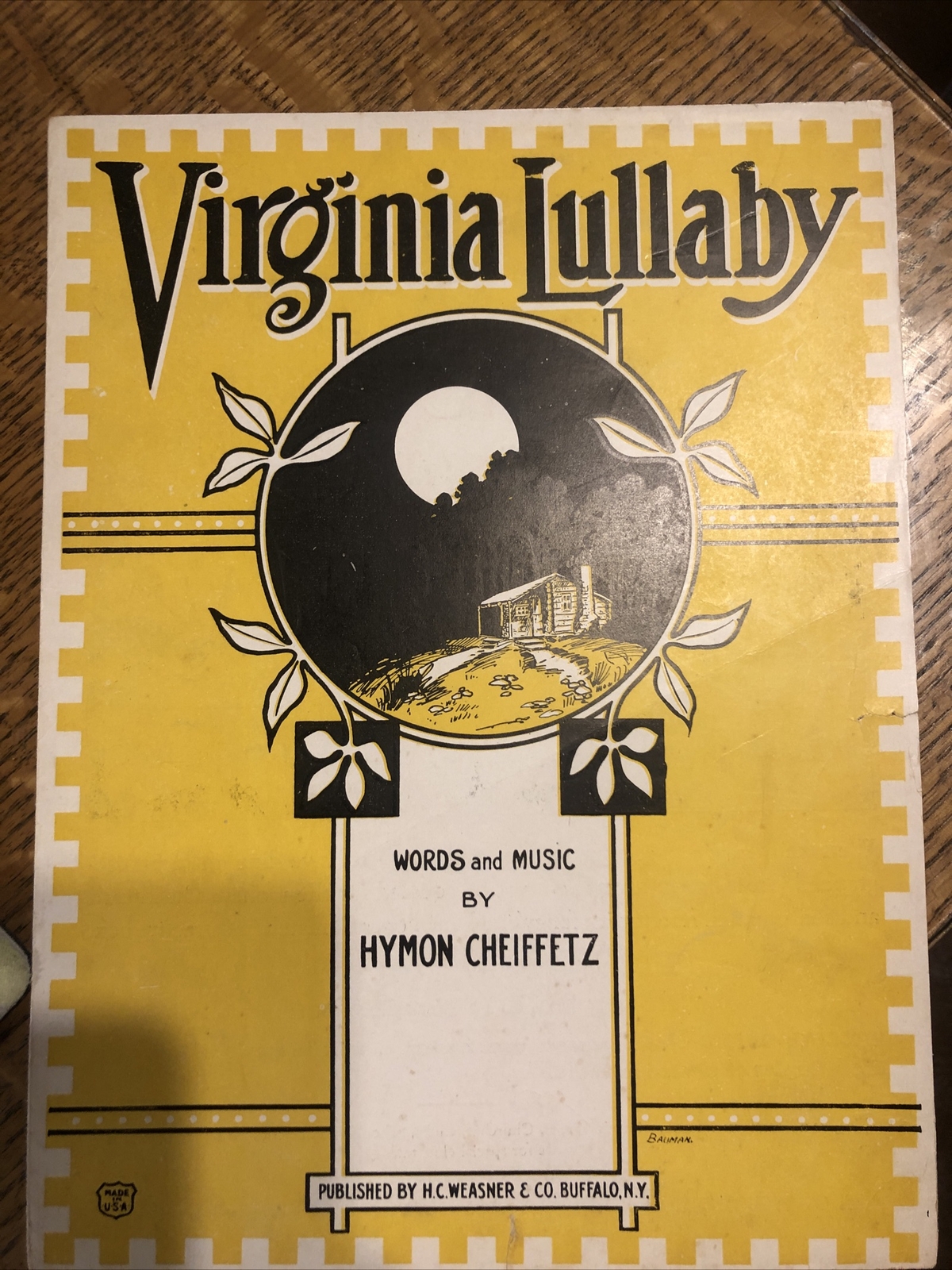 1920s Ragtime sheet music VIRGINIA LULLABY by CHEIFFETZ | eBay