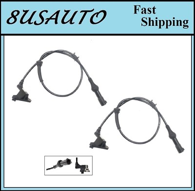 2 PCS ABS Wheel Speed Sensor Front Fit 06-10 EXPLORER SPORT TRAC/MOUNTAINEER...