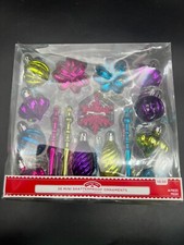 Christmas 36 Mini Shatterproof Ornaments set